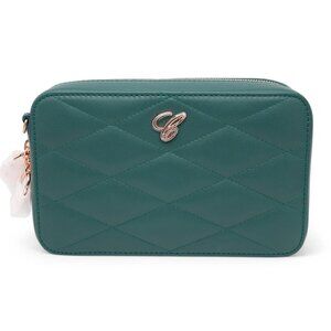 Chopard Happy Hearts Mini Chain Green Quilted Leather Bag 95000-1100